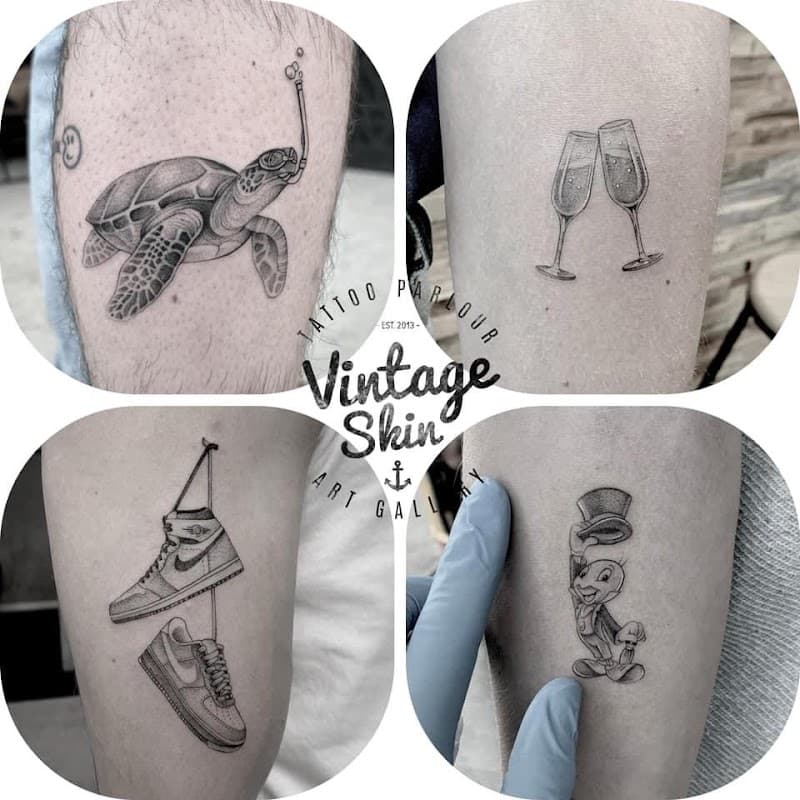 Vintage skin •tattoo shop•